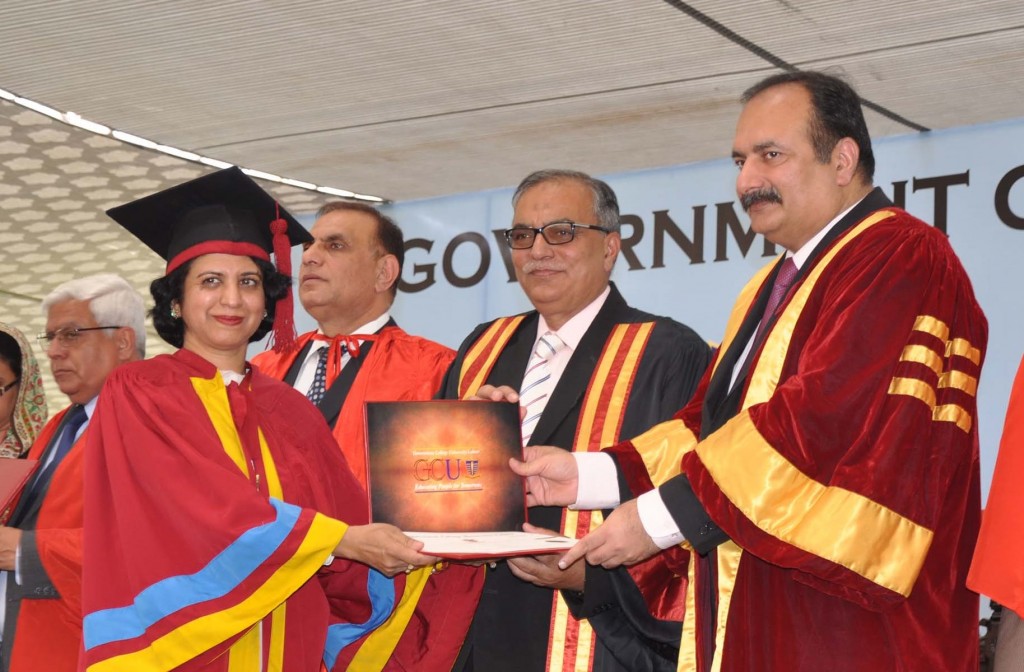 GC University Lahore holds its 13th Convocation in Lahore.