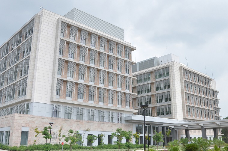 New building of the U.S. Embassy inaugurated on July 29 in Islamabad, Pakistan