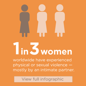 UN’s call to “Orange the World” calls global action on an end to violence against women and girls, which affects one in three worldwide.