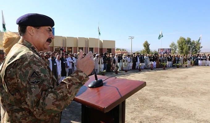 General Raheel Sharif, inaugrated a hospital and announced the construction of a cadet college in North Waziristan on 19 Dec 2015