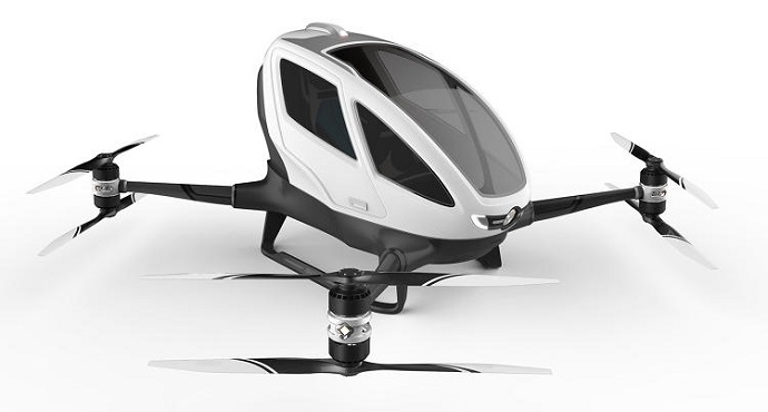 Chinese company unveils world’s first passenger drone, the Ehang 184