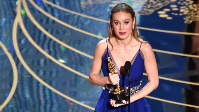 Brie Larson, winner of the best actress Oscar for Room