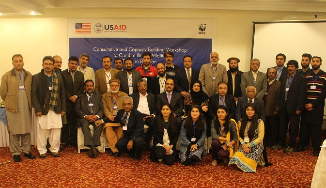 Particpants at WWF-Pakistan workshop in Islamabad to develop a strategy to combat illegal wildlife trade in Pakistan