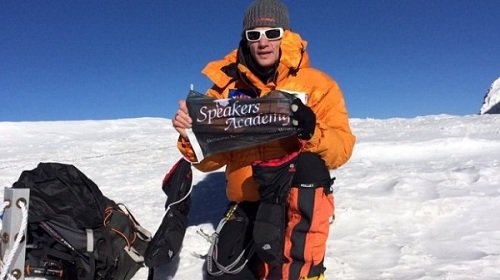 Dutch climber Eric Arnold achieves dream of conquering Everest but dies on way down. Eric tweeted this photo at 6000m on May 19