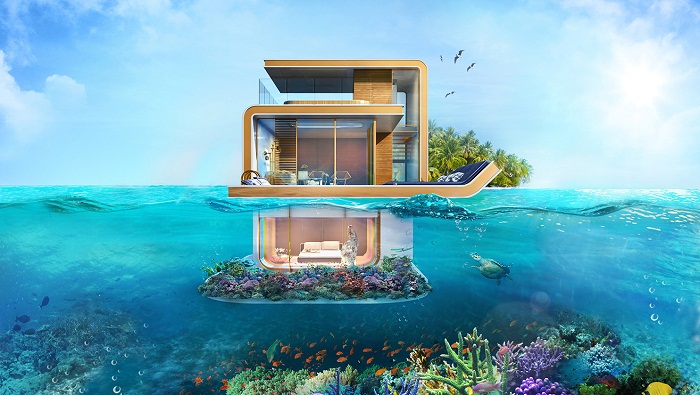 Dubai set to unveil Floating Villas with underwater room