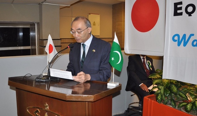 Ambassador of Japan Takashi Kurai handed over the list of security equipment to CAA Director General Pakistan 