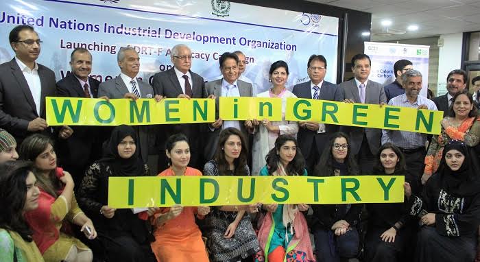 UNIDO in collaboration with Islamabad Chamber of Commerce and Industry has launched an advocacy Campaign on Women in Green.