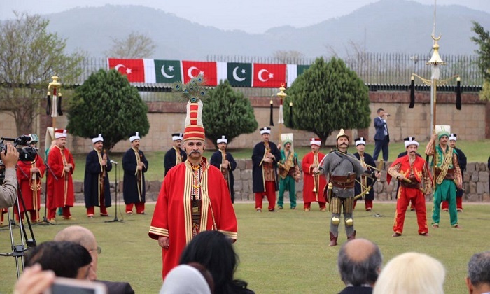 Turkish Military Band ‘Mehter’ performance at Pakistan Day Parade on 23 March 2017