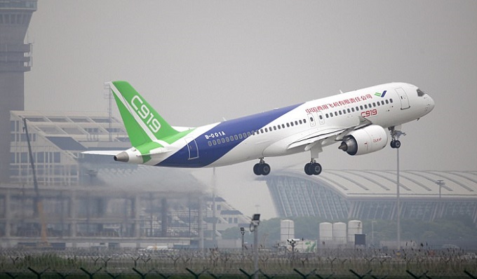 China enters global jet industry with first home-built passenger jet