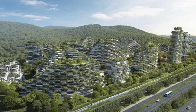 Forest City designed by Milan based Stefano Boeri Architetti