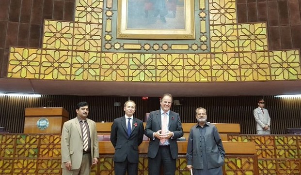 United Kingdom Minister for Asia and the Pacific, Mark Field in Pakistan