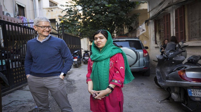 Apple partners with Malala Fund to help girls receive quality education