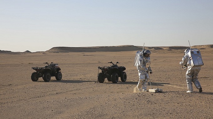 Europeans train for Mars mission in in remote desert of Oman