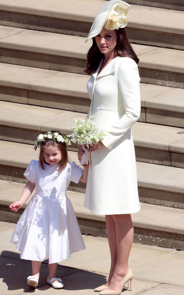 Catherine, Duchess of Cambridge with her daughter, Princess Charlotte
