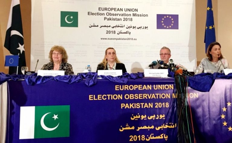 EU says no rigging on election day but ‘piles up pressures’ on Imran Khan