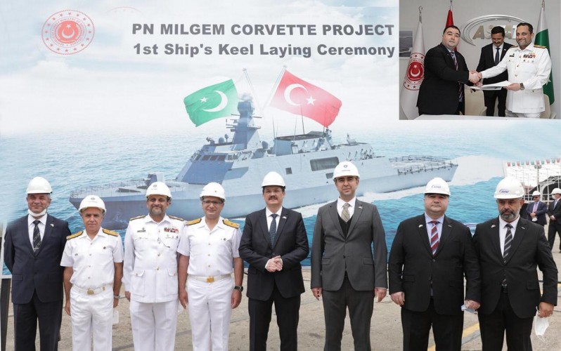 Pakistan Navy's MİLGEM Corvette Project launched