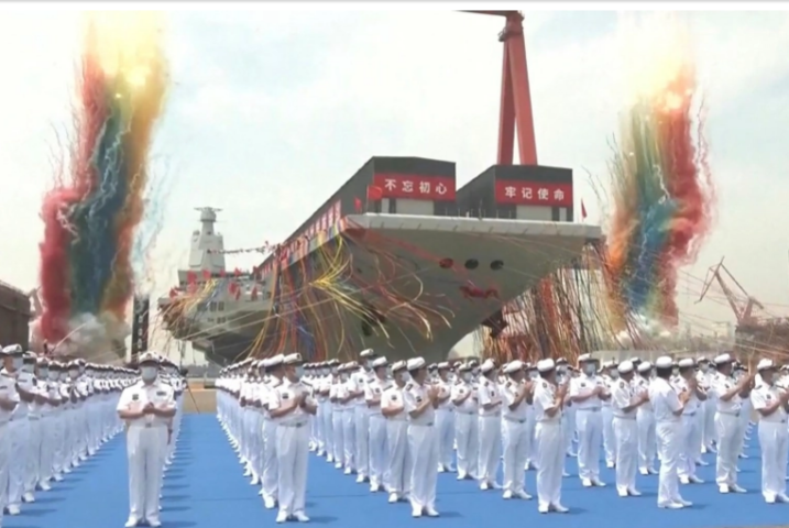 China launches third aircraft carrier ‘Fujian’ in Shanghai