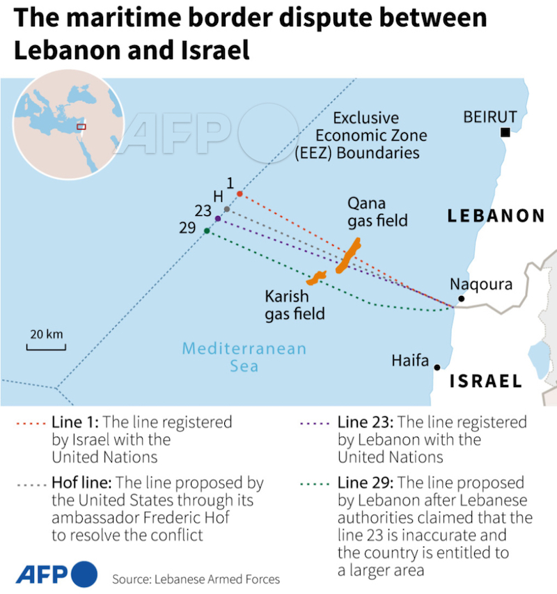 Lebanon and Israel reach historic maritime border agreement