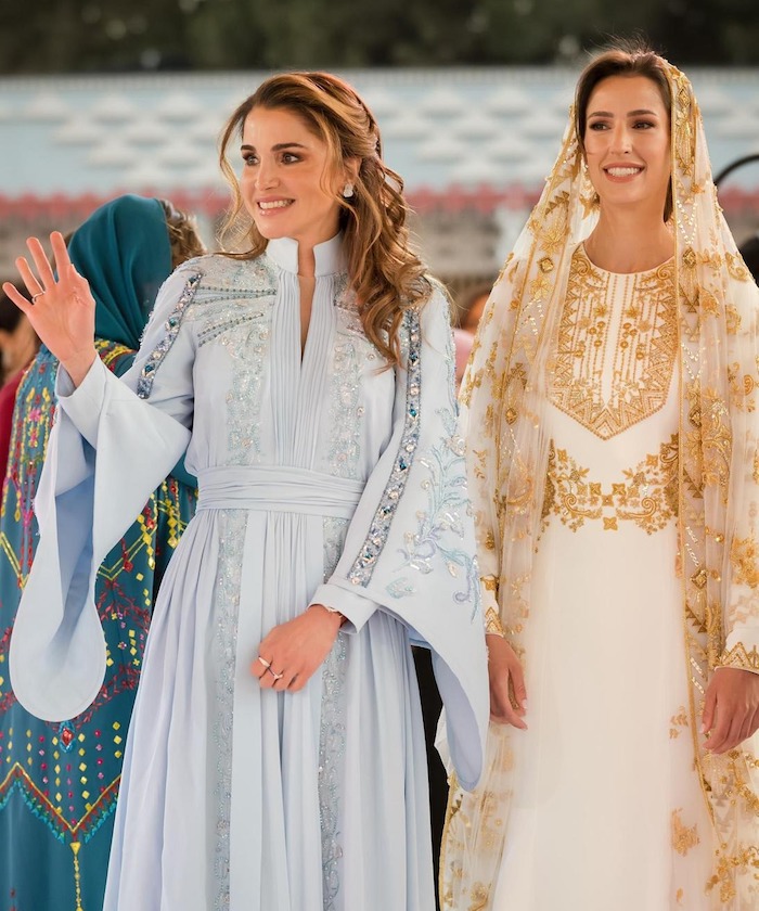 Queen Rania with Rajwa