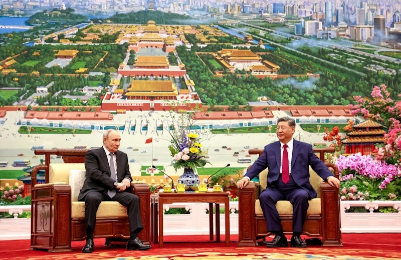 Chinese President Xi Jinping holds talks with Russian President Vladimir Putin