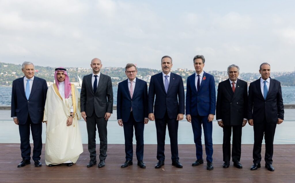 Foreign ministers of Turkiye, Egypt, Pakistan, Saudi Arabia, Germany, France and UK
